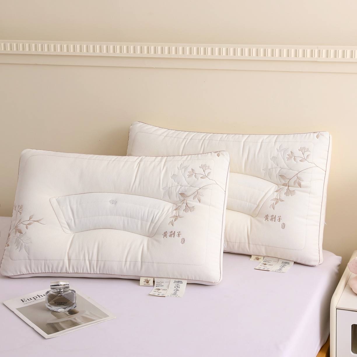 91家纺网 家纺一手货源 找家纺 （总）云熙枕业 2026新款黄荆子护颈枕枕头枕芯