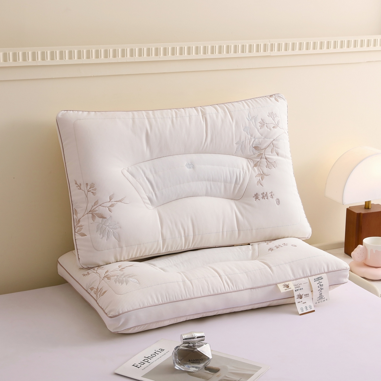 91家纺网 家纺一手货源 找家纺 （总）云熙枕业 2026新款黄荆子护颈枕枕头枕芯