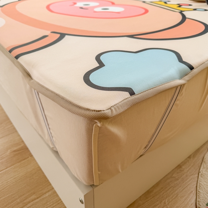 91家纺网 家纺一手货源 找家纺 潮邦创意家居 2026新款A类小冰皮软席油光冰丝席-巴波布布系列【含A类检测报告】 布布果果