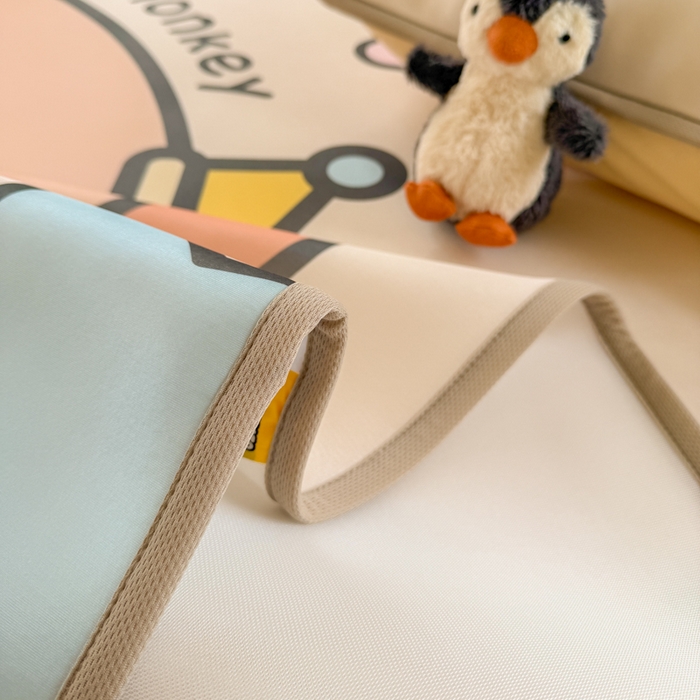 91家纺网 家纺一手货源 找家纺 潮邦创意家居 2026新款A类小冰皮软席油光冰丝席-巴波布布系列【含A类检测报告】 布布果果