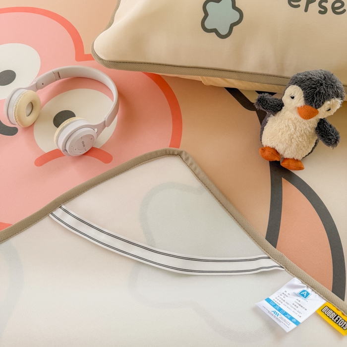 91家纺网 家纺一手货源 找家纺 潮邦创意家居 2026新款A类小冰皮软席油光冰丝席-巴波布布系列【含A类检测报告】 布布果果