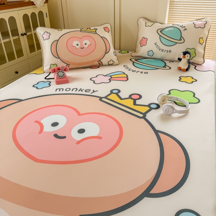 91家纺网 家纺一手货源 找家纺 潮邦创意家居 2026新款A类小冰皮软席油光冰丝席-巴波布布系列【含A类检测报告】 布布果果