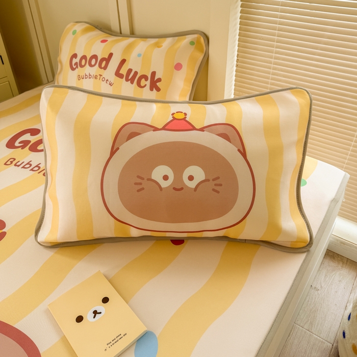 91家纺网 家纺一手货源 找家纺 潮邦创意家居 2026新款A类小冰皮软席油光冰丝席-巴波布布系列【含A类检测报告】 布布乐乐