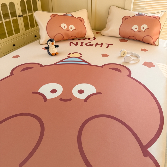 91家纺网 家纺一手货源 找家纺 潮邦创意家居 2026新款A类小冰皮软席油光冰丝席-巴波布布系列【含A类检测报告】 布布糯糯