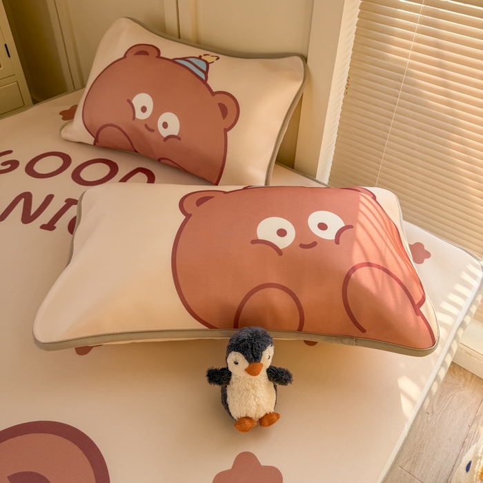 91家纺网 家纺一手货源 找家纺 潮邦创意家居 2026新款A类小冰皮软席油光冰丝席-巴波布布系列【含A类检测报告】 布布糯糯