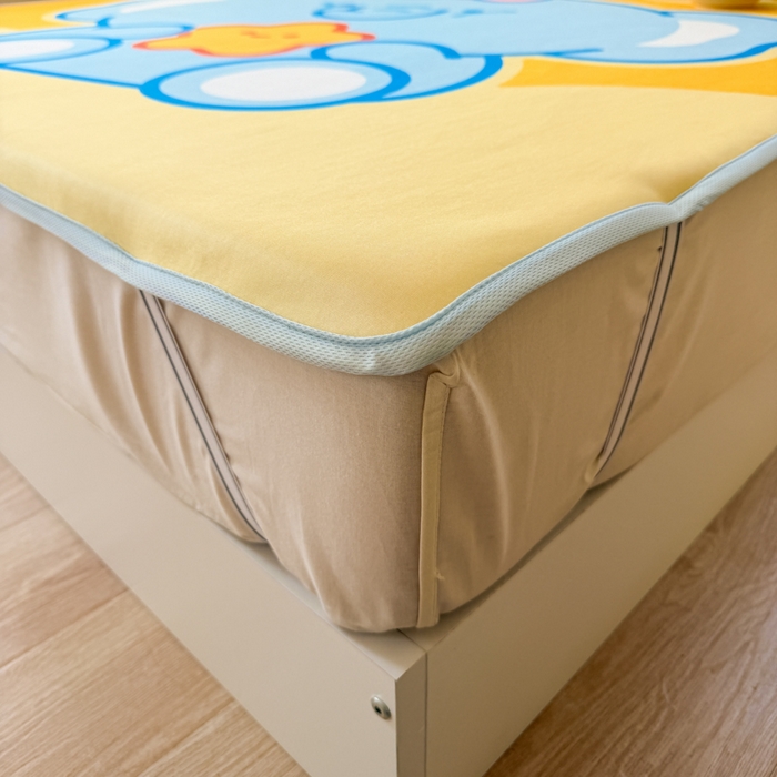 91家纺网 家纺一手货源 找家纺 潮邦创意家居 2026新款A类小冰皮软席油光冰丝席-巴波布布系列【含A类检测报告】 布布泡泡