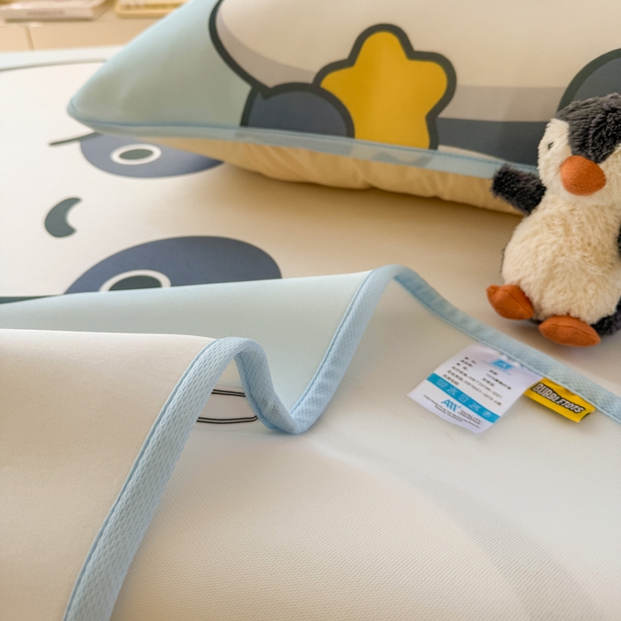 91家纺网 家纺一手货源 找家纺 潮邦创意家居 2026新款A类小冰皮软席油光冰丝席-巴波布布系列【含A类检测报告】 布布圈圈