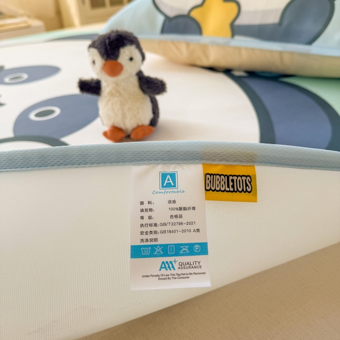 91家纺网 家纺一手货源 找家纺 潮邦创意家居 2026新款A类小冰皮软席油光冰丝席-巴波布布系列【含A类检测报告】 布布圈圈