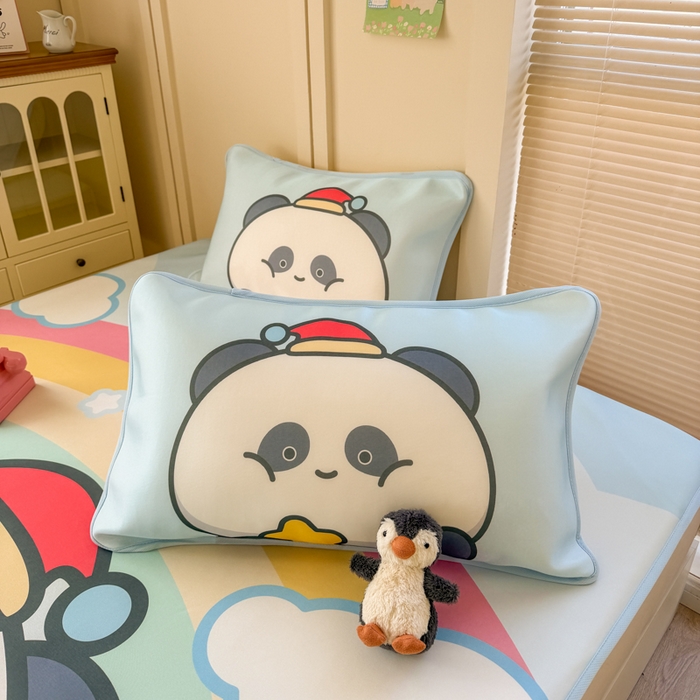 91家纺网 家纺一手货源 找家纺 潮邦创意家居 2026新款A类小冰皮软席油光冰丝席-巴波布布系列【含A类检测报告】 布布圈圈