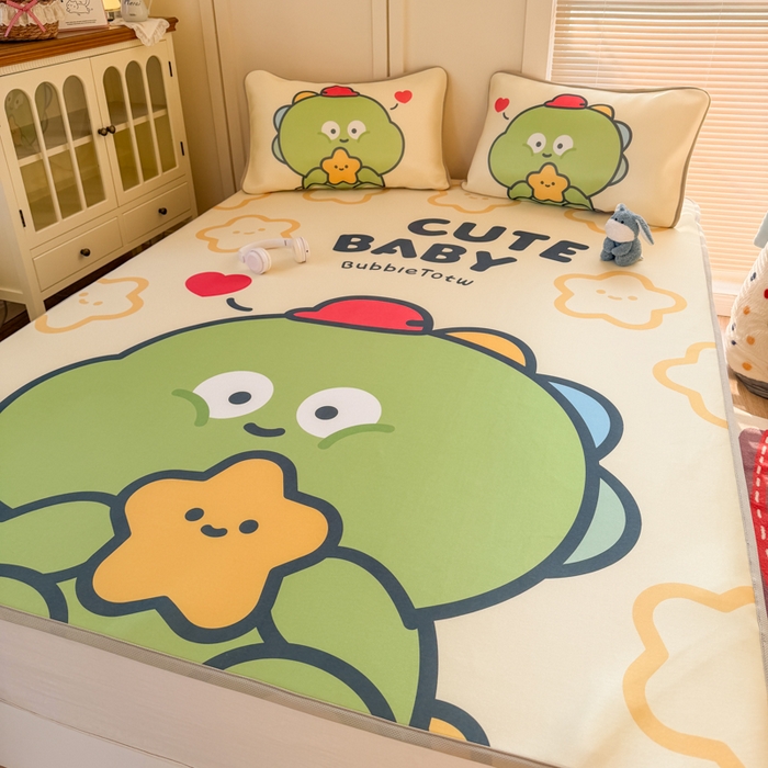 潮邦创意家居 2026新款A类小冰皮软席油光冰丝席-巴波布布系列【含A类检测报告】 布布糖糖