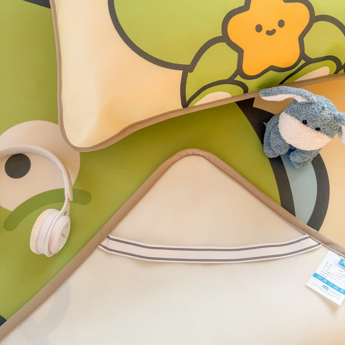 91家纺网 家纺一手货源 找家纺 潮邦创意家居 2026新款A类小冰皮软席油光冰丝席-巴波布布系列【含A类检测报告】 布布糖糖