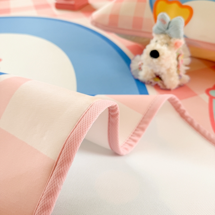 91家纺网 家纺一手货源 找家纺 潮邦创意家居 2026新款A类小冰皮软席油光冰丝席-巴波布布系列【含A类检测报告】 布布熙熙