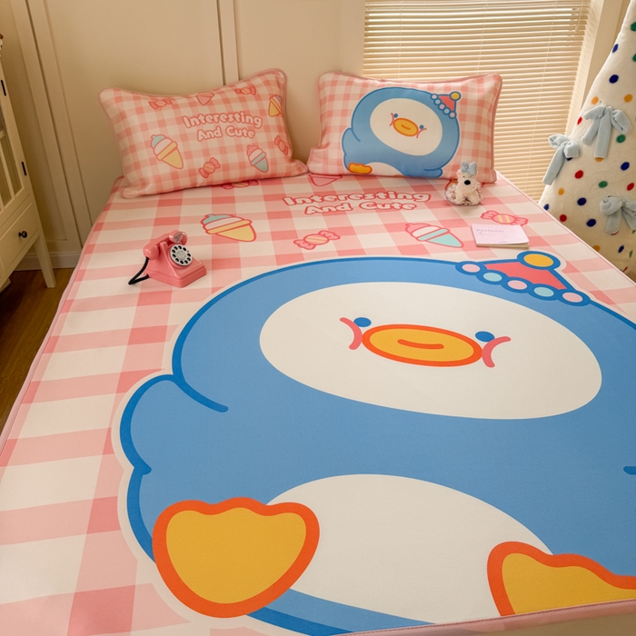 91家纺网 家纺一手货源 找家纺 潮邦创意家居 2026新款A类小冰皮软席油光冰丝席-巴波布布系列【含A类检测报告】 布布熙熙