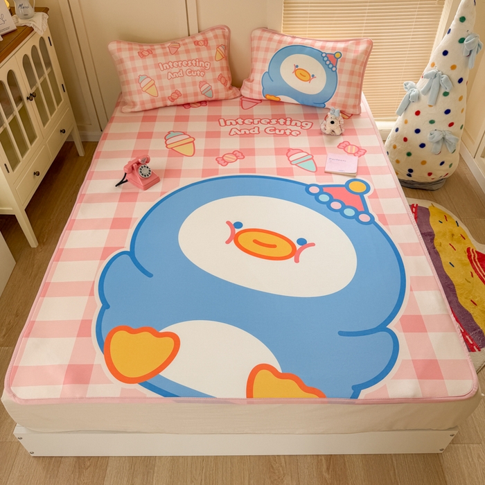 91家纺网 家纺一手货源 找家纺 潮邦创意家居 2026新款A类小冰皮软席油光冰丝席-巴波布布系列【含A类检测报告】 布布熙熙