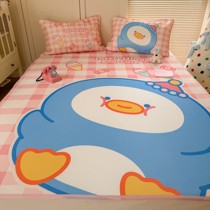 91家纺网 家纺一手货源 找家纺 潮邦创意家居 2026新款A类小冰皮软席油光冰丝席-巴波布布系列【含A类检测报告】 布布熙熙