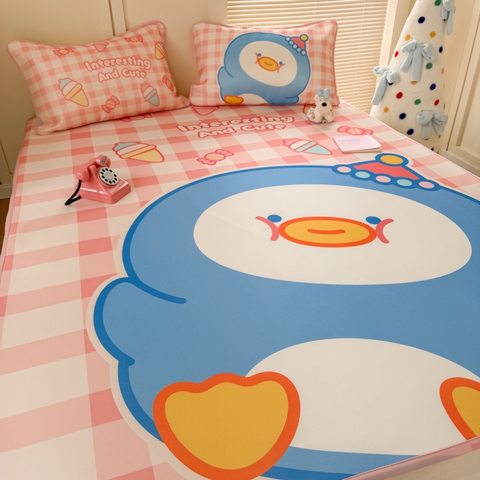 91家纺网 家纺一手货源 找家纺 潮邦创意家居 2026新款A类小冰皮软席油光冰丝席-巴波布布系列【含A类检测报告】 布布熙熙