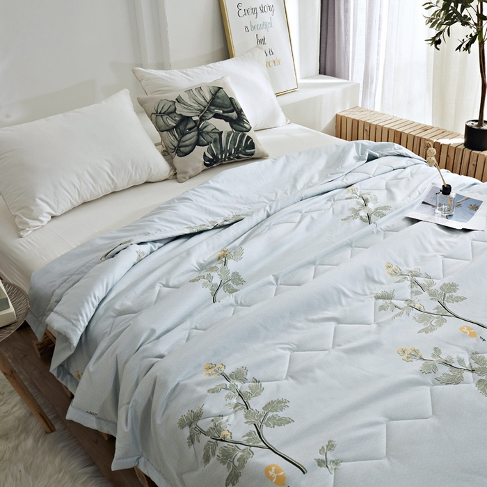 91家纺网 家纺一手货源 找家纺 （总）欧雅搁家纺 2026新款贡缎提花蚕丝被100%蚕丝夏被夏凉被空调被薄被子（包检测）