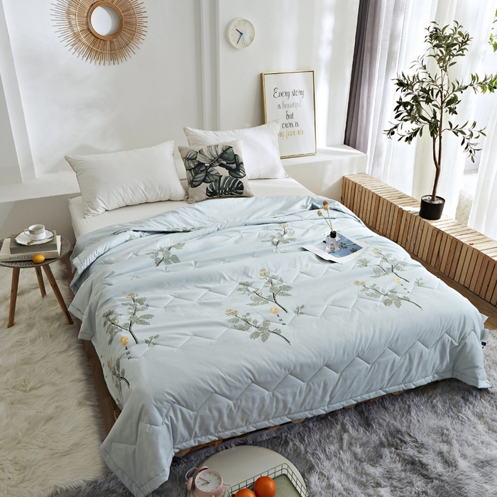 91家纺网 家纺一手货源 找家纺 （总）欧雅搁家纺 2026新款艾草驱蚊夏被夏凉被空调被