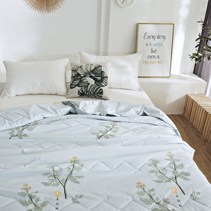 91家纺网 家纺一手货源 找家纺 （总）欧雅搁家纺 2026新款艾草驱蚊夏被夏凉被空调被