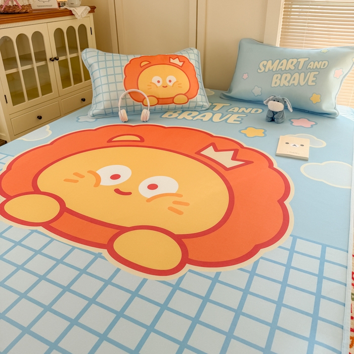 91家纺网 家纺一手货源 找家纺 潮邦创意家居 2026新款A类小冰皮软席油光冰丝席-巴波布布系列【含A类检测报告】 布布星星