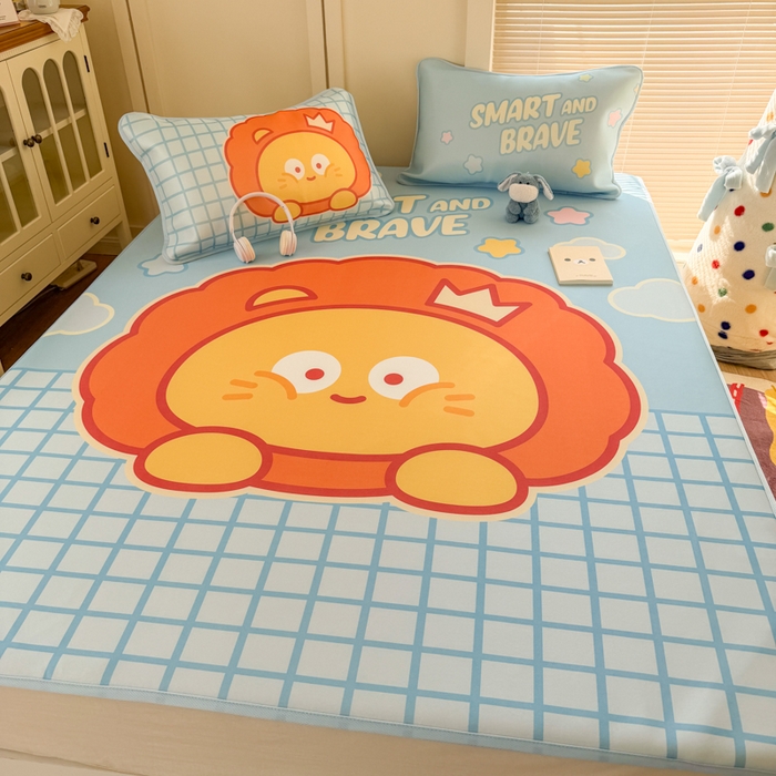 91家纺网 家纺一手货源 找家纺 潮邦创意家居 2026新款A类小冰皮软席油光冰丝席-巴波布布系列【含A类检测报告】 布布星星