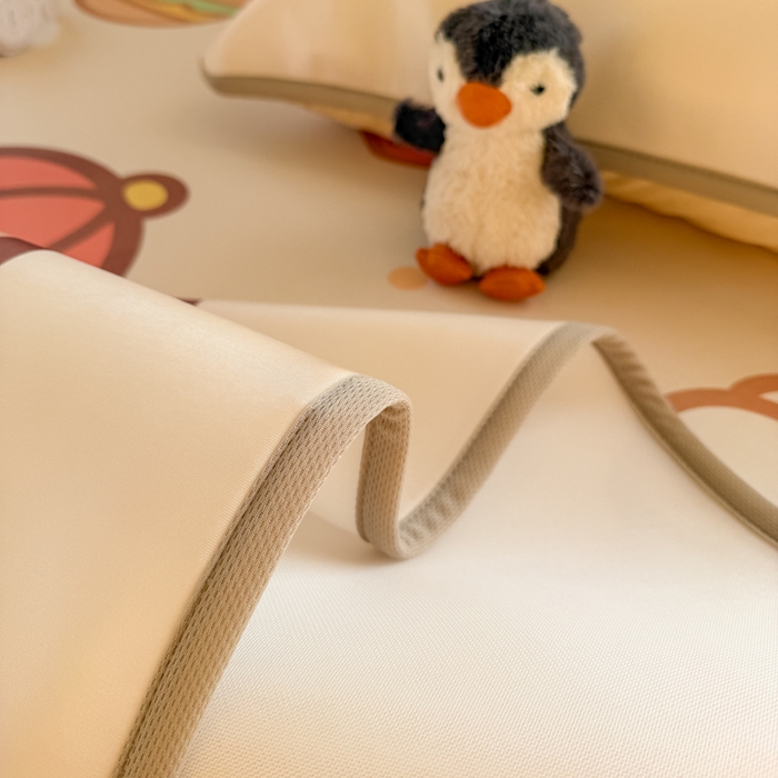 91家纺网 家纺一手货源 找家纺 潮邦创意家居 2026新款A类小冰皮软席油光冰丝席-巴波布布系列【含A类检测报告】 布布芽芽