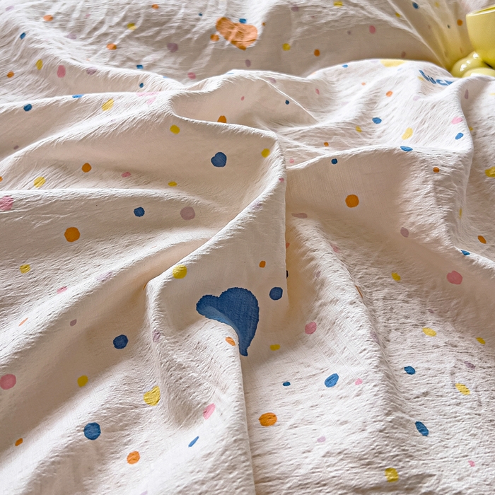 91家纺网 家纺一手货源 找家纺 （总）找底底家纺 2026新款A类泡泡棉双层纱四件套花边夏被四件套