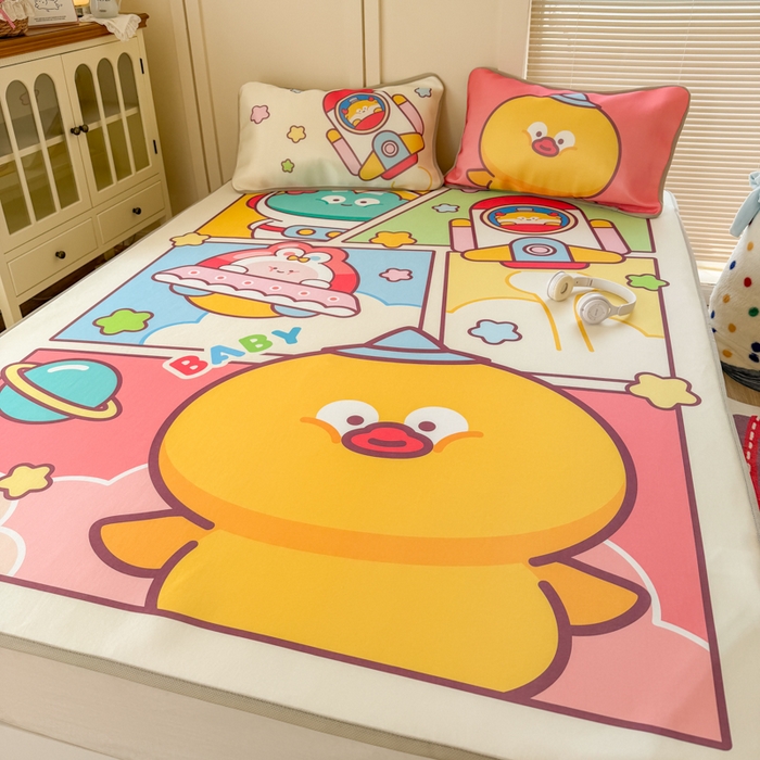 潮邦创意家居 2026新款A类小冰皮软席油光冰丝席-巴波布布系列【含A类检测报告】 茨茨星球