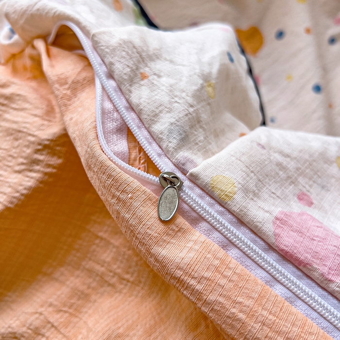 91家纺网 家纺一手货源 找家纺 （总）找底底家纺 2026新款A类泡泡棉双层纱四件套花边夏被四件套