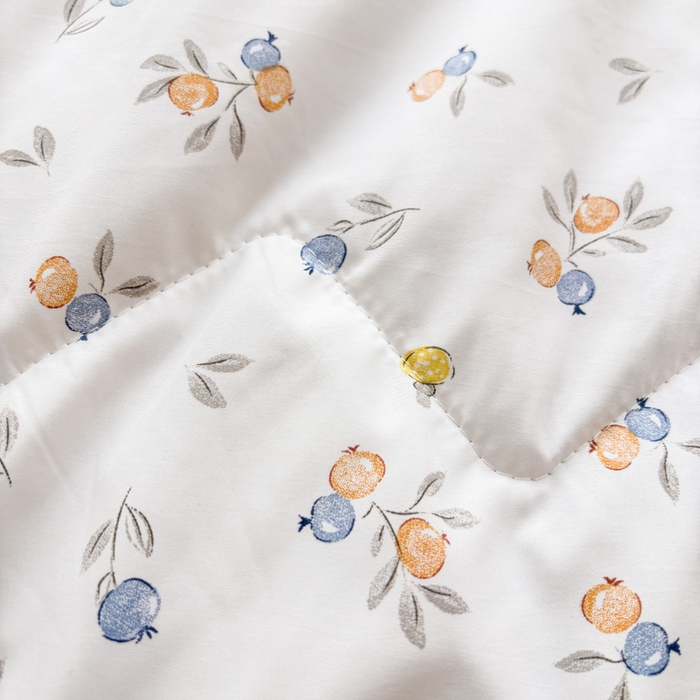 91家纺网 家纺一手货源 找家纺 欧雅搁家纺 2026新款凉感丝滑小冰被夏被夏凉被空调被 甜蜜果枝