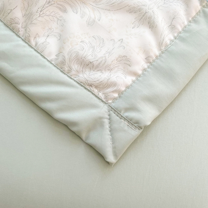 91家纺网 家纺一手货源 找家纺 欧雅搁家纺 2026新款凉感丝滑小冰被夏被夏凉被空调被 绿意丛生