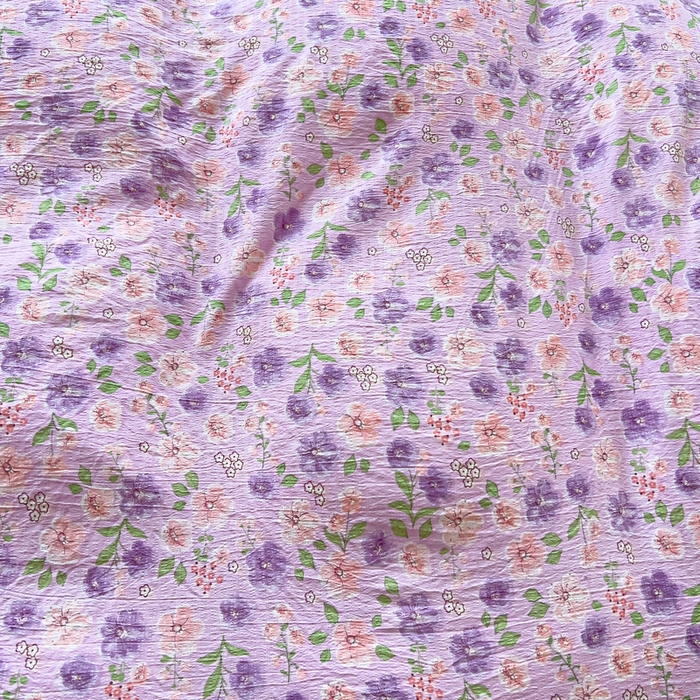 91家纺网 家纺一手货源 找家纺 找底底家纺 2026新款A类泡泡棉双层纱四件套花边夏被四件套 小若欢