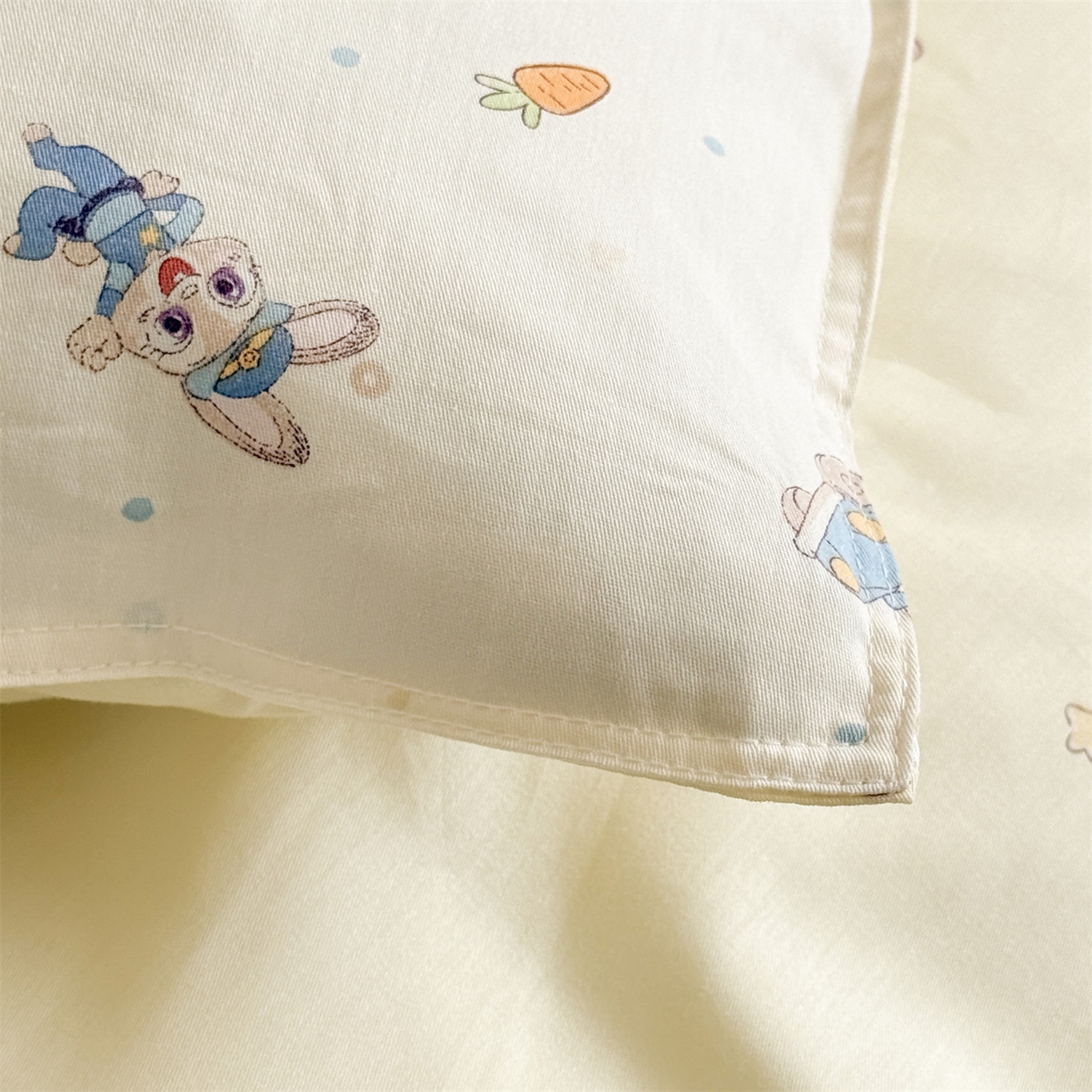 91家纺网 家纺一手货源 找家纺 优眠坊 2026新款全棉印花小清新单品系列-四件套    学生三件套（预留缩水） 动物城-四件套