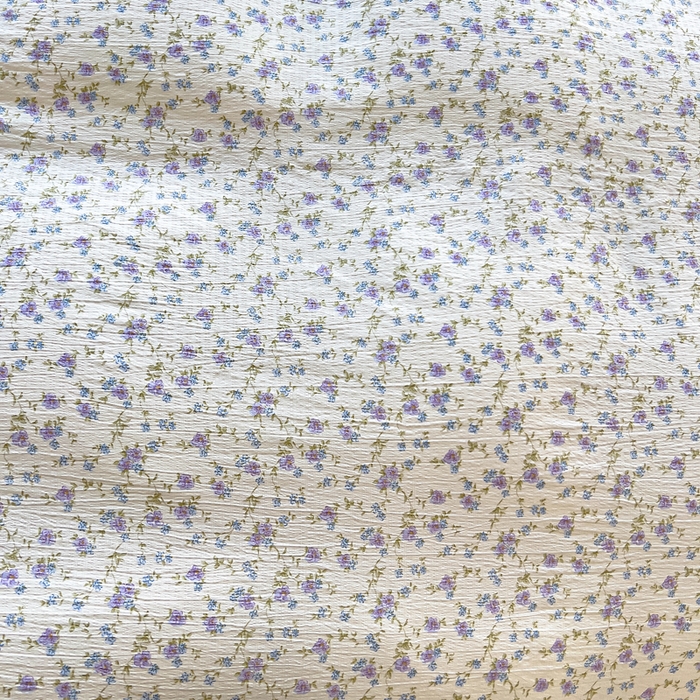 91家纺网 家纺一手货源 找家纺 找底底家纺 2026新款A类泡泡棉双层纱四件套花边夏被四件套 紫蕊奶芙