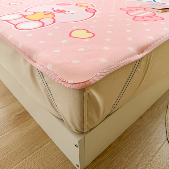 91家纺网 家纺一手货源 找家纺 潮邦创意家居 2026新款A类小冰皮软席油光冰丝席-巴波布布系列【含A类检测报告】 米朵桃桃