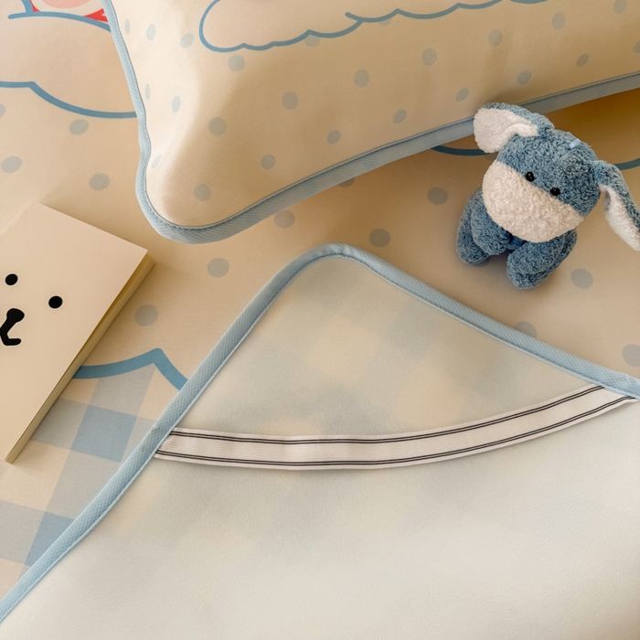 91家纺网 家纺一手货源 找家纺 潮邦创意家居 2026新款A类小冰皮软席油光冰丝席-巴波布布系列【含A类检测报告】 糯糯桃桃