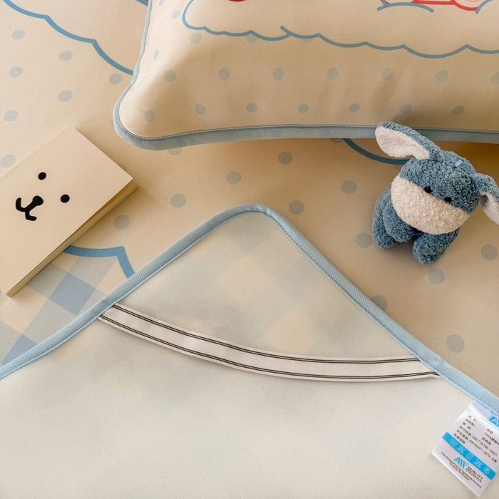 91家纺网 家纺一手货源 找家纺 潮邦创意家居 2026新款A类小冰皮软席油光冰丝席-巴波布布系列【含A类检测报告】 糯糯桃桃