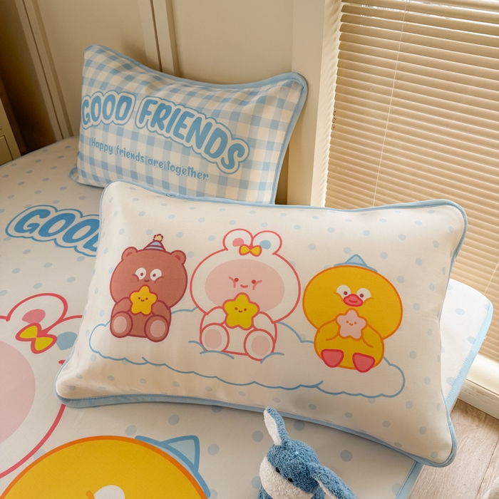 91家纺网 家纺一手货源 找家纺 潮邦创意家居 2026新款A类小冰皮软席油光冰丝席-巴波布布系列【含A类检测报告】 糯糯桃桃