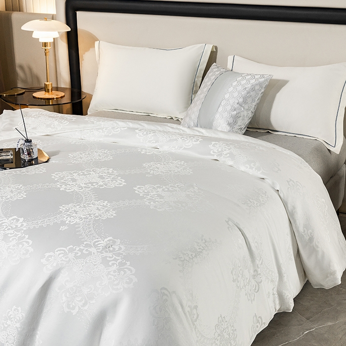 91家纺网 家纺一手货源 找家纺 （总）欧雅搁家纺 2026新款贡缎提花蚕丝被100%蚕丝夏被夏凉被空调被薄被子（包检测）