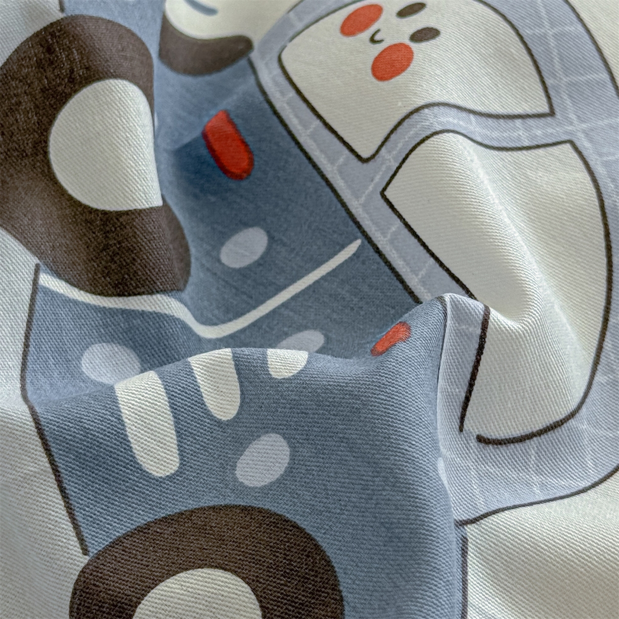 91家纺网 家纺一手货源 找家纺 优眠坊 2026新款全棉印花小清新单品系列-四件套    学生三件套（预留缩水） 汽车嘟嘟-四件套