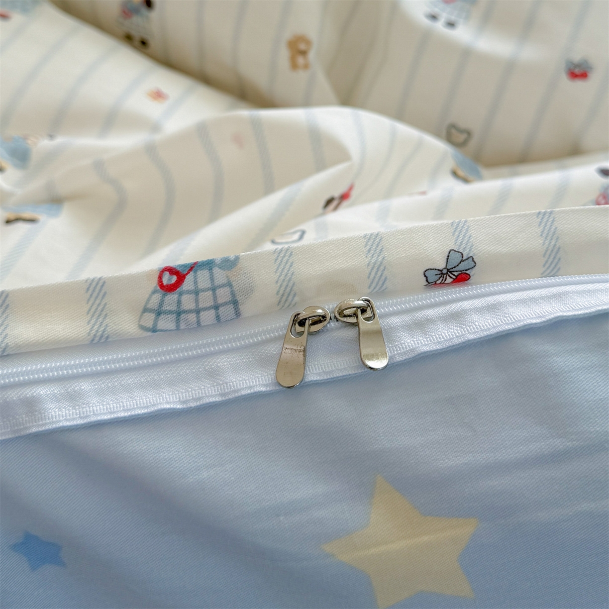 91家纺网 家纺一手货源 找家纺 优眠坊 2026新款全棉印花小清新单品系列-四件套    学生三件套（预留缩水） 少女日记-四件套