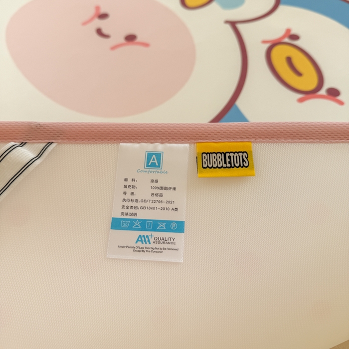 91家纺网 家纺一手货源 找家纺 潮邦创意家居 2026新款A类小冰皮软席油光冰丝席-巴波布布系列【含A类检测报告】 桃桃伙伴