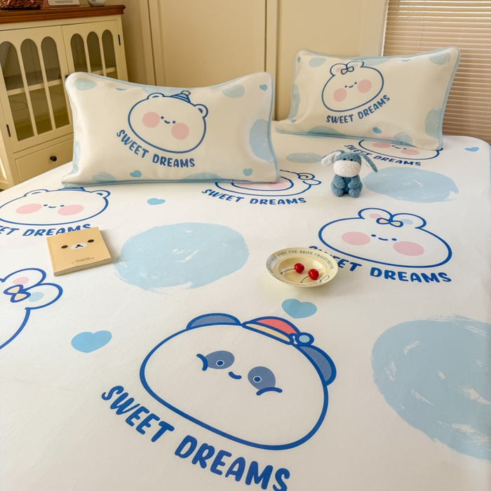 91家纺网 家纺一手货源 找家纺 潮邦创意家居 2026新款A类小冰皮软席油光冰丝席-巴波布布系列【含A类检测报告】 桃桃圈圈