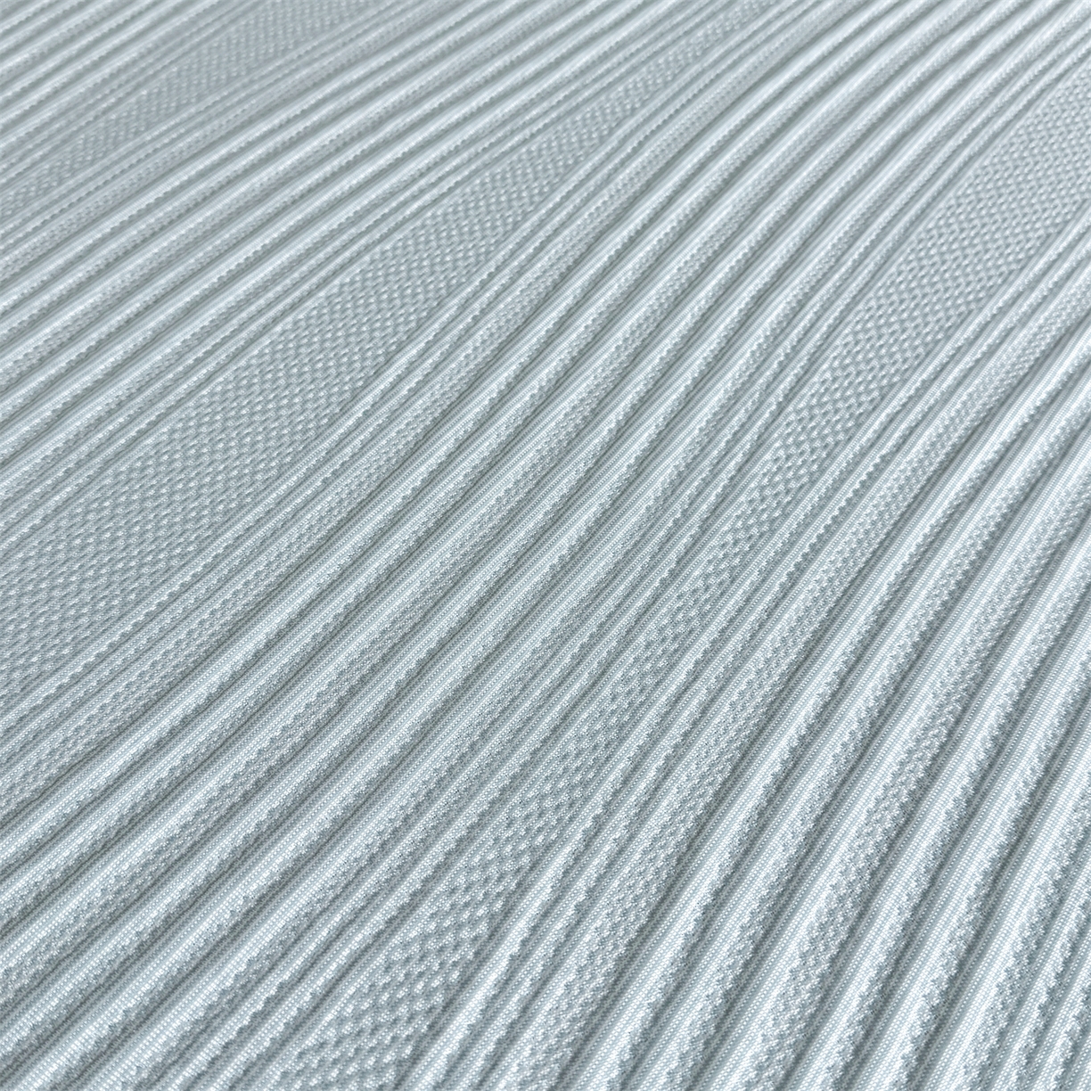 91家纺网 家纺一手货源 找家纺 慕木家纺 2026新款A类高克重三明治复合乙纶提花冰豆豆凉席床笠小蛮腰系列（提供买家秀） 小蛮腰-蓝床笠款