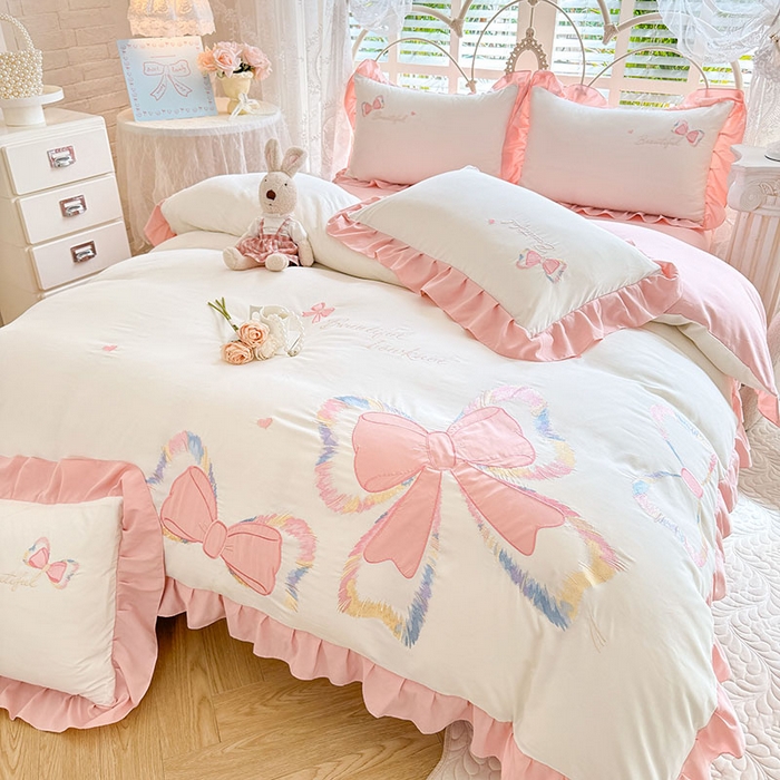 91家纺网 家纺一手货源 找家纺 （总）绒棉世家 2026新款水洗棉贴布绣专版四件套