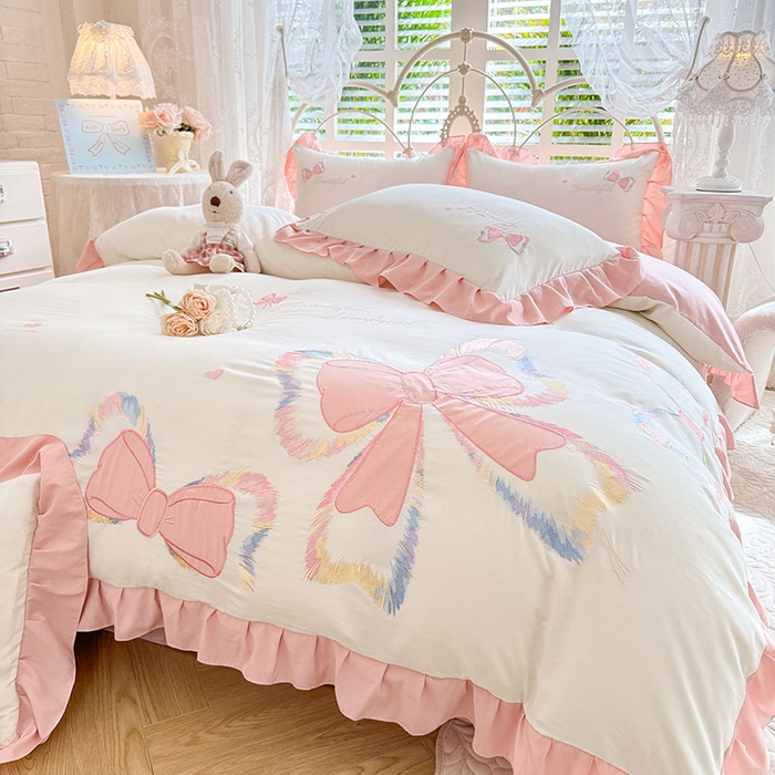 91家纺网 家纺一手货源 找家纺 （总）绒棉世家 2026新款水洗棉贴布绣专版四件套