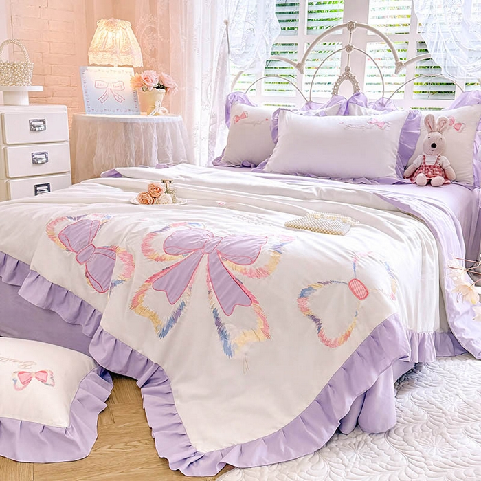 91家纺网 家纺一手货源 找家纺 （总）绒棉世家 2026新款水洗棉贴布绣专版夏被四件套