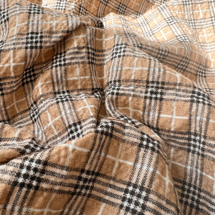 91家纺网 家纺一手货源 找家纺 禾沐 2026新款床盖款花边夏被四件套 古典格