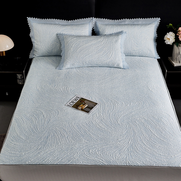 91家纺网 家纺一手货源 找家纺 （总）玖玖爱家纺 2026新款韩国量子冷感软凉席床笠款