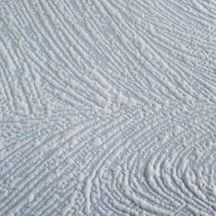 91家纺网 家纺一手货源 找家纺 玖玖爱家纺 2026新款韩国量子冷感软凉席床笠款 小旋风天空蓝